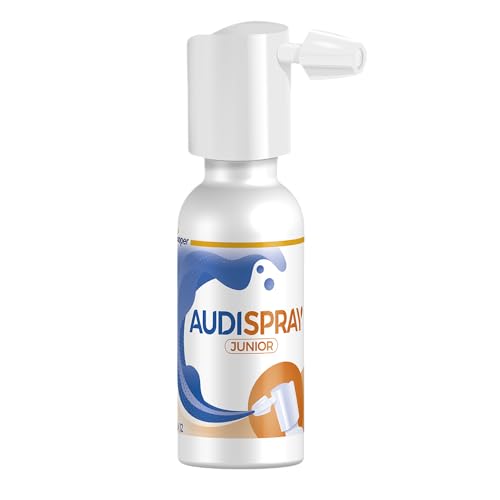 AUDISPRAY Junior - Spray auriculaire hygiénique pour enfants - Prévoit l'accumulation de cérumen - 25 mL - De 3 à 12 ans