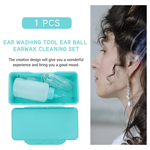 Homoyoyo 1Ensemble Kit de Nettoyage Oreilles Ergonomique pour Adultes Vert Élimination Éfficace Oreille