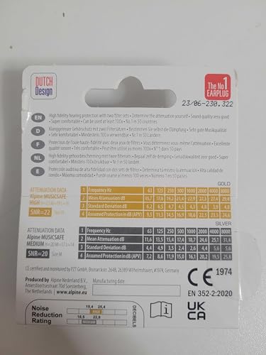 Bouchons d'oreilles pour musiciens - Haute fidélité et 2 jeux de filtres interchangeables - Hypoallergéniques et réutili