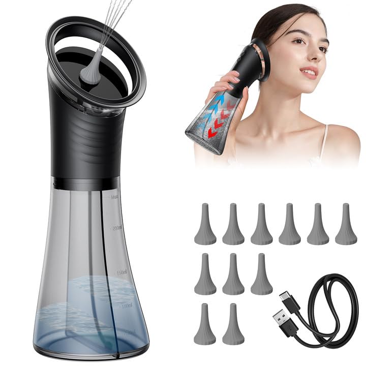 ETELIAR Dissolvant de Cérumen Naturel, sans Douleur - Solution Otique Éfficace pour Nettoyage des Oreilles d'Adultes (12