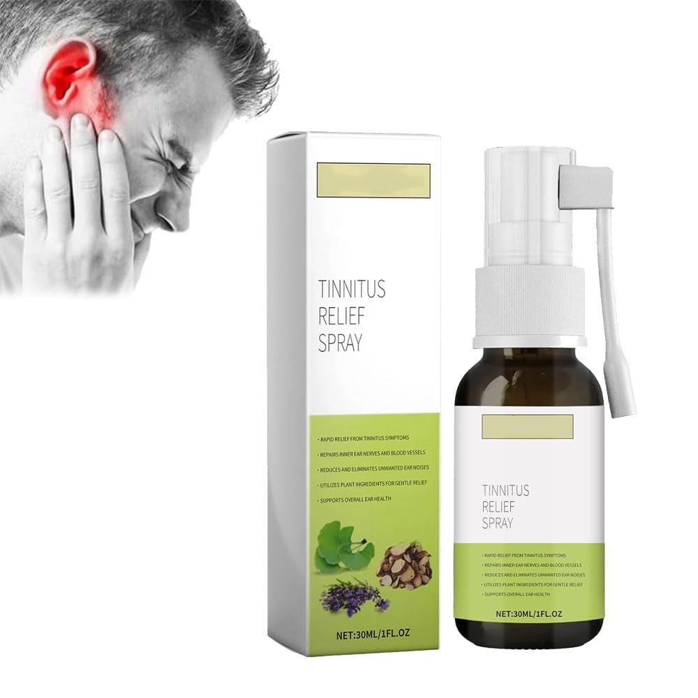 Brianelle Auridrip Spray anti-acouphènes Medilisk pour oreilles qui sonnent, soulagement des acouphènes, Echo Ease (1 pi