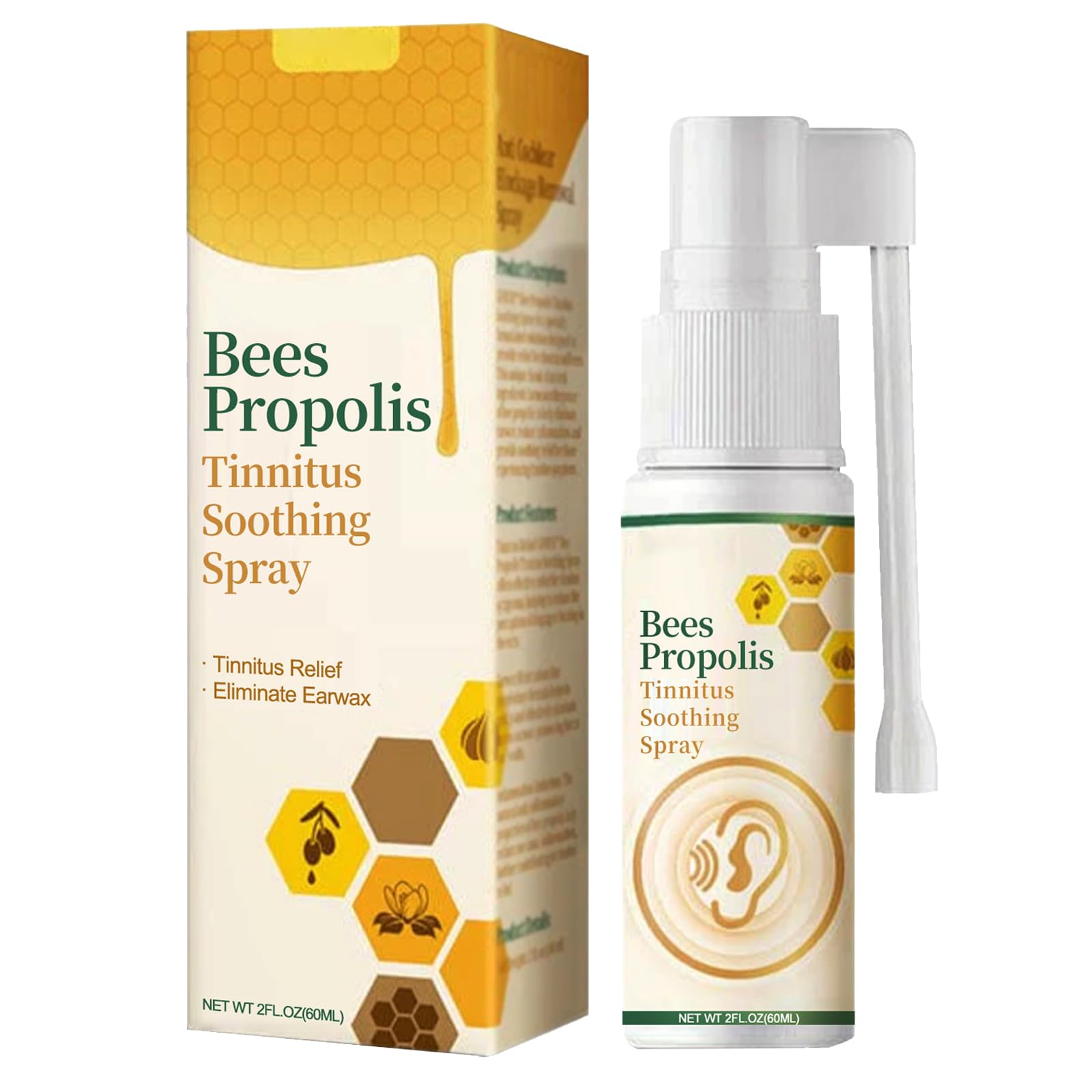 Soulagement des Acouphènes Qartel Spray 60ml pour Oreille