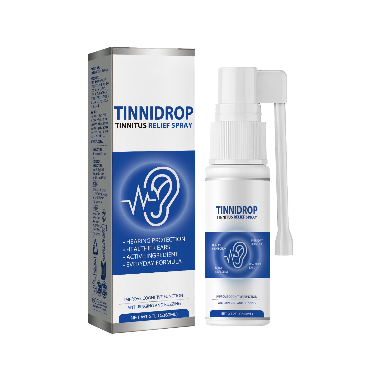 KOAHDE Spray pour Traitement des Acouphènes et Nettoyage des Oreilles, SOULAGEMENT des ACOUPHÈNES avec KOAHDE, SPRAY ANT